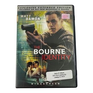 The Bourne Identity (DVD, 2004) Action, Thriller, Matt Damon, Julia Stiles